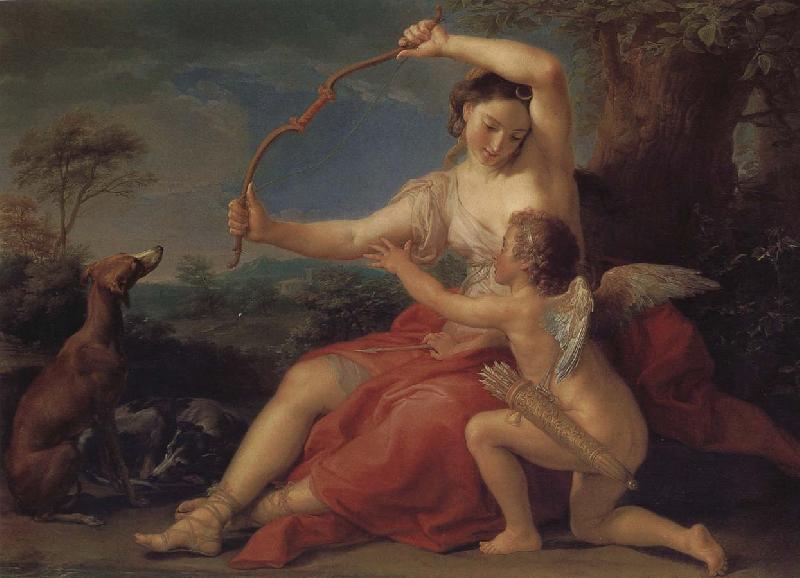 Pompeo Batoni Cupid and Diana